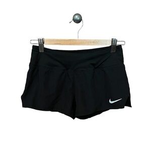 Nike Women's Black Dri-fit mesh Athletic running Shorts XS 2.5 inches